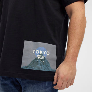 North Latitude / North Latitude Denim North latitude Denim Printed tee T-shirt 0099 Black