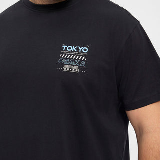 North Latitude / North Latitude Denim North latitude Denim Printed tee T-shirt 0099 Black