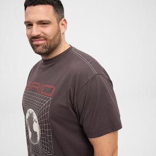 North Latitude / North Latitude Denim North latitude Denim Printed tee T-shirt 0780 Dark Brown