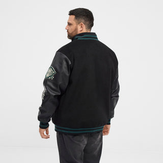 North Latitude / North Latitude Denim North latitude Denim Varsity wool jacket Jacket 0099 Black