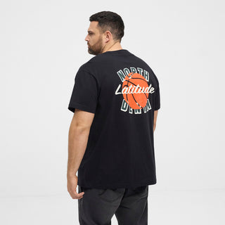 North Latitude / North Latitude Denim North latitude Denim back printed tee T-shirt 0099 Black