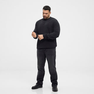 North Latitude / North Latitude Denim North latitude Denim crew-neck knit Knit 0099 Black
