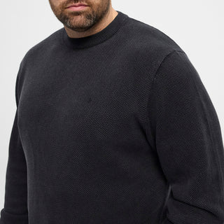 North Latitude / North Latitude Denim North latitude Denim crew-neck knit Knit 0099 Black