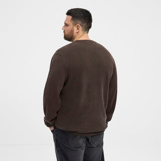 North Latitude / North Latitude Denim North latitude Denim crew-neck knit Knit 0780 Dark Brown