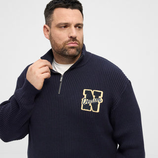 North Latitude / North Latitude Denim North latitude Denim half zip knit Knit 0581 Night Sky