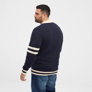 North Latitude / North Latitude Denim North latitude Denim knitted cardigan w/buttons Knit 0581 Night Sky