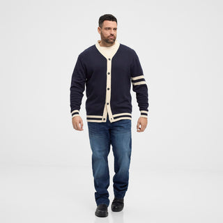 North Latitude / North Latitude Denim North latitude Denim knitted cardigan w/buttons Knit 0581 Night Sky