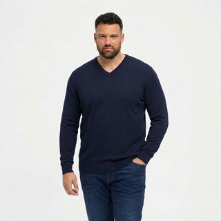 North Latitude / North Latitude Denim North latitude V-neck knit Knit 0581 Night Sky
