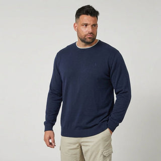 North Latitude / North Latitude Denim North latitude crew-neck knit Knit 0581 Night Sky