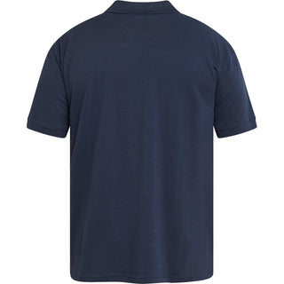 North Latitude / North Latitude Denim Pique polo contrast sleeve and embroidery Polo SS 0580 Navy Blue