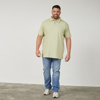 North Latitude / North Latitude Denim Polo w/zip Polo SS 2660 Light Dust Green