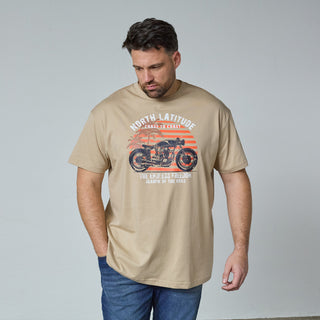 North Latitude / North Latitude Denim Printed t-shirt T-shirt 0730 SAND