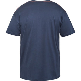 North Latitude / North Latitude Denim Printed t-shirt T-shirt 0580 Navy Blue
