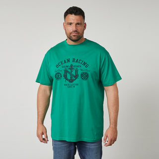North Latitude / North Latitude Denim Printed t-shirt T-shirt 0600 Green