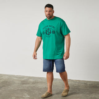 North Latitude / North Latitude Denim Printed t-shirt T-shirt 0600 Green