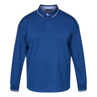 North Latitude / North Latitude Denim SUPERFLEX POLO T-SHIRT LS Polo LS 0540 Mid Blue