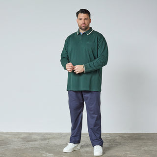 North Latitude / North Latitude Denim SUPERFLEX POLO T-SHIRT LS Polo LS 0680 Dark Green