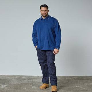 North Latitude / North Latitude Denim SUPERFLEX POLO T-SHIRT LS Polo LS 0540 Mid Blue