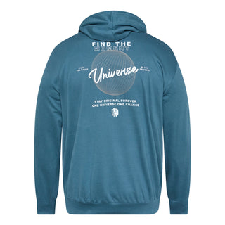 North Latitude / North Latitude Denim SWEAT HOODIE KANGAROO POCKET Sweat Hoodie 0575 Petrol Blue