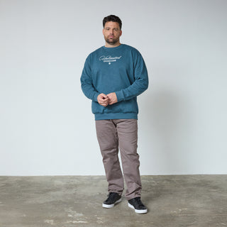 North Latitude / North Latitude Denim SWEAT NECKMOON Sweatshirt 0575 Petrol Blue