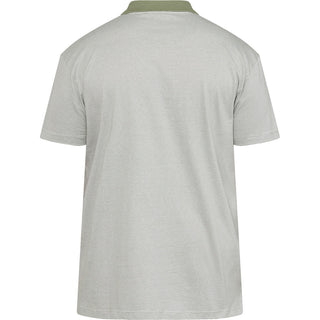 North Latitude / North Latitude Denim Striped yarn dyed polo Polo SS 0660 Olive Green