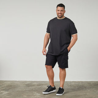 North Latitude / North Latitude Denim Superflex Pique T-Shirt T-shirt 0099 Black