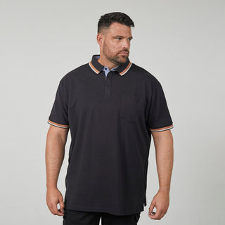 North Latitude / North Latitude Denim Superflex pique Polo Polo SS 0099 Black