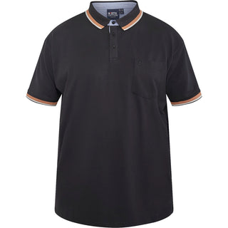 North Latitude / North Latitude Denim Superflex pique Polo Polo SS 0099 Black