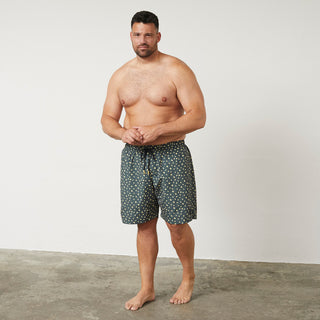 North Latitude / North Latitude Denim Swim Shorts AOP Swimshorts 2640 Dark Dust Green