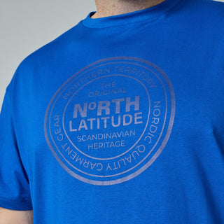 North Latitude / North Latitude Denim T-SHIRT T-shirt 0570 Cobolt Blue