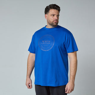 North Latitude / North Latitude Denim T-SHIRT T-shirt 0570 Cobolt Blue