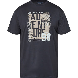 North Latitude / North Latitude Denim T-SHIRT T-shirt 0099 Black