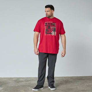 North Latitude / North Latitude Denim T-SHIRT T-shirt 0309 Paprika
