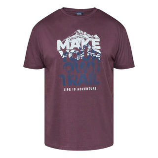 North Latitude / North Latitude Denim T-SHIRT T-shirt 0370 Aubergine