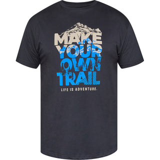 North Latitude / North Latitude Denim T-SHIRT T-shirt 0099 Black