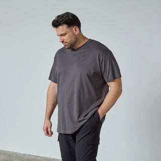 North Latitude / North Latitude Denim T-SHIRT V NECK T-shirt 0080 Dark Grey Charcole