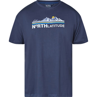 North Latitude / North Latitude Denim T-SHIRT V NECK SS T-shirt 0580 Navy Blue