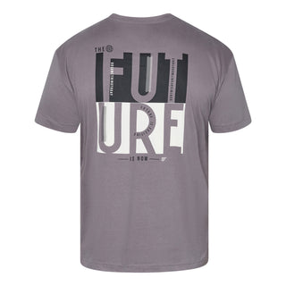 North Latitude / North Latitude Denim T-SHIRT WITH BACK PRINT T-shirt 0075 Steel Grey