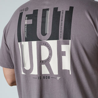 North Latitude / North Latitude Denim T-SHIRT WITH BACK PRINT T-shirt 0075 Steel Grey
