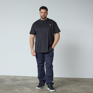 North Latitude / North Latitude Denim T-SHIRT WITH BACK PRINT T-shirt 0099 Black