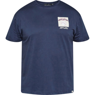 North Latitude / North Latitude Denim T-SHIRT WITH PRINT T-shirt 0580 Navy Blue
