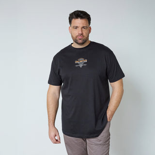 North Latitude / North Latitude Denim T-SHIRT WITH PRINT T-shirt 0099 Black