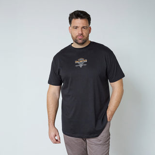 North Latitude / North Latitude Denim T-SHIRT WITH PRINT T-shirt 0099 Black