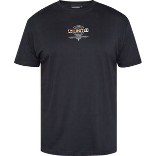 North Latitude / North Latitude Denim T-SHIRT WITH PRINT T-shirt 0099 Black