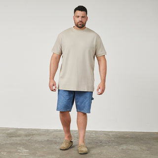 North Latitude / North Latitude Denim T-Shirt Structure T-shirt 0730 SAND