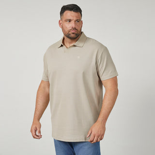 North Latitude / North Latitude Denim V-neck polo Polo SS 0730 SAND