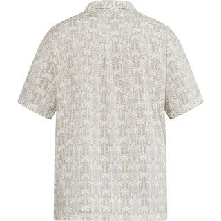 North Latitude / North Latitude Denim Viscose Shirt Cuba Collar Shirt SS 0730 SAND